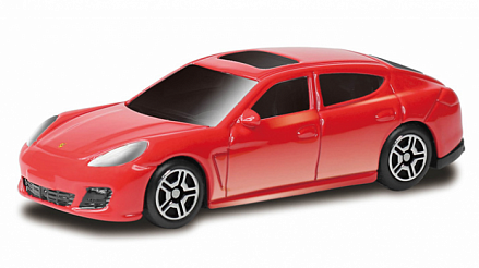 Металлическая машина - Porsche Panamera, 1:64, матовый красный 