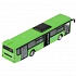 Модель Автобус ЛИАЗ-5292 18 см двери открываются зеленая инерционная металлическая  - миниатюра №3
