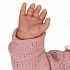 Кукла-малышка Ника в розовом 40 см мягконабивная  - миниатюра №8