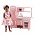 Игрушечная кухня – Винтаж, розовый с белым  - миниатюра №1