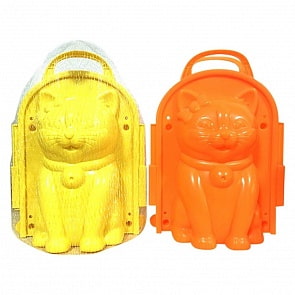 Формочка для лепки снежков - Котик (1toy, Т16423) (ассортимент)