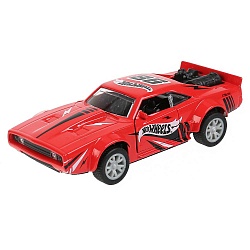  Машина спорткар Hot Wheels 12 см свет-звук двери открываются металлическая инерционная (Технопарк, 1911C160-R) - миниатюра