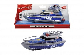 Полицейская лодка на батарейках, 23 см (Dickie, 3714004)