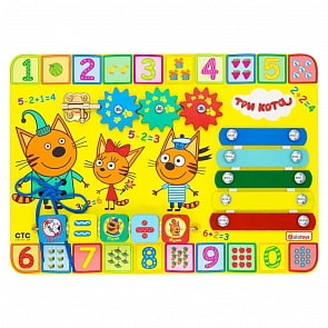 Бизиборд Три кота - Учим цифры (Алатойс, ББ411)