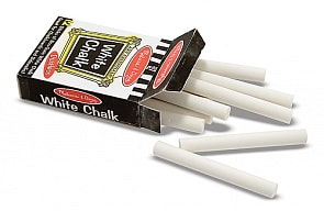 Набор белых мелков 12 штук из серии Творчество (Melissa&Doug, 4147M_md)