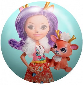 Мяч ПВХ – Enchantimals, 23 см (1toy, Т17394)