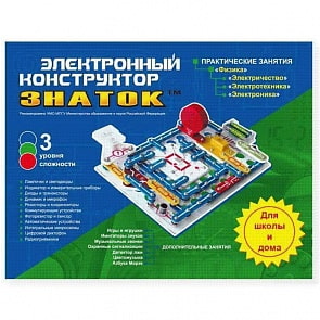 Конструктор электронный – Школа, 999 схем (Знаток, 70006) Конструктор электронный – Школа, 999 схем (Знаток, 70006)