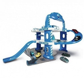 Игровой гараж с уникальной машинкой (Majorette,  2053741)