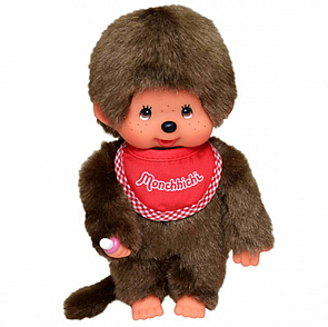 Мягкая игрушка – мальчик в красном слюнявчике Мончичи, 20 см. (Monchhichi, 255010) Мягкая игрушка – мальчик в красном слюнявчике Мончичи, 20 см. (Monchhichi, 255010)