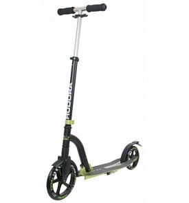 Двухколесный самокат Hudora Big Wheel Bold Cushion, green-black/зеленый-черный (Hudora, 14242)