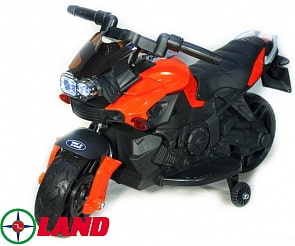 Детский электромотобайк ToyLand Moto JC 918 красного цвета