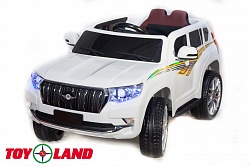 Электромобиль Джип Toyota Prado YHD5637, белый (ToyLand, YHD5637_белый) - миниатюра