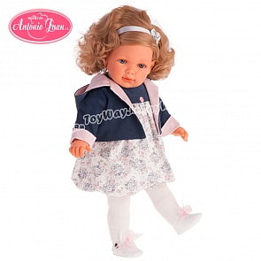 Кукла Аделина в синем, 55 см. (Antonio Juan Munecas, 1888B)