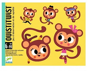 Детская настольная карточная игра – УистиТвист, 24 карты (Djeco, 05186k)