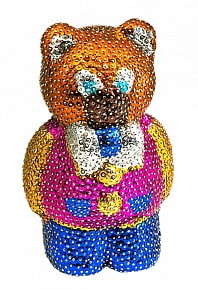 Мозаика из пайеток 3D Мишка (Волшебная мастерская, 3D-03)