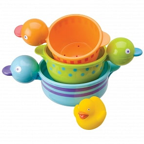 Набор для ванны - Чашки-уточки, от 6 мес. (Alex, 833Q)