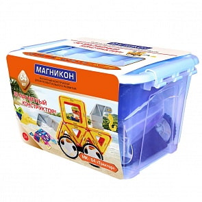 Конструктор Магникон, 64 элемента (Магникон, МК-64)