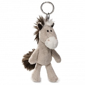 Брелок "Лошадь серо-бежевая", 10 см (Nici, 36892st)