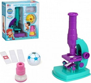 Микроскоп с аксессуарами, в наборе 6 предметов (Junfa Toys, 3101A)