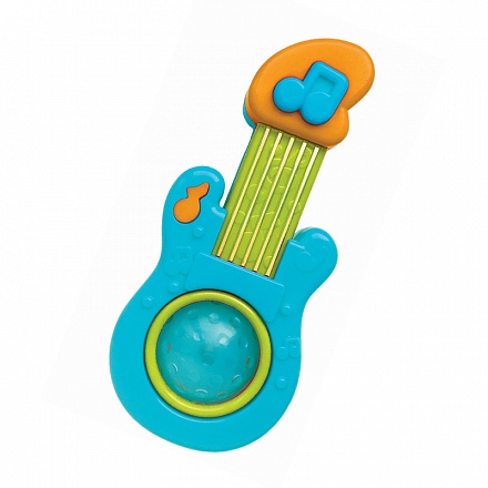 Музыкальные инструменты - Гитара, голубой, свет и звук 