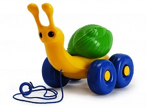 Каталка Ракушка-Улиточка (Рославльская игрушка, 9093АБ)