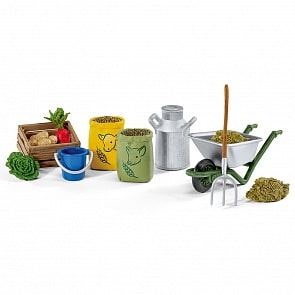 Набор - Кормление и уход за животными (Schleich, 42301k)