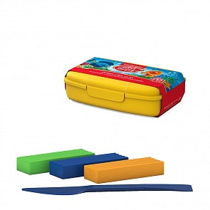 Пластилин ArtBerry с Алоэ Вера, 12 цветов/216 г, со стеком (Erich Krause, 41768EK-no)