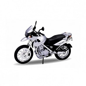 Игрушка модель мотоцикла 1:18 BMW F650 GS (Welly, 12146P)