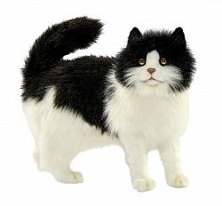 Мягкая игрушка – Кошка черно-белая, 40 см (Hansa, 4221) - миниатюра