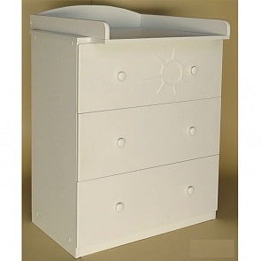 Комод детский Ля-Мур, слоновая кость (Островок Уюта, 00-0008599_слоновая кость)
