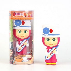 Фигурки из ПВХ - Маша доктор. Маша и Медведь (Затейники, 1170081)