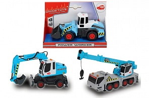 Дорожная техника, 14 см (Dickie Toys, 3722000) (ассортимент)