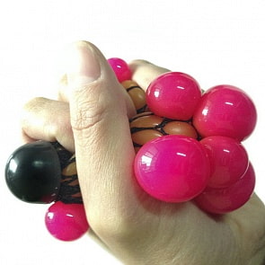 Стрессбол "Жмяка" оранжево-красный (Family Fun, STB003)