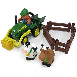 Моя первая ферма - Набор с погрузчиком (Tomy, 43068st)