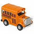 Модель металлическая - Школьный автобус, 8 см., свет и звук, инерционная, несколько цветов   - миниатюра №2