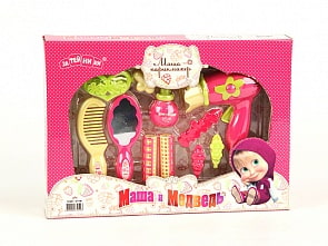 Набор для девочек с феном - Маша и Медведь (Затейники, 1121897)