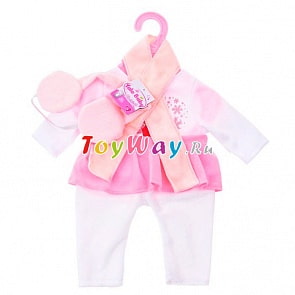 Одежда для кукол - кофточка, штаны, шарф, головной убор наушники (Junfa Toys, BLC01)