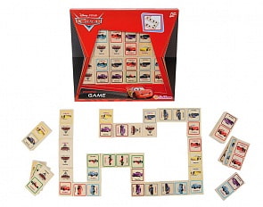Игровой набор домино из 28 деталей серии Тачки 2 (Eichhorn, 3283)