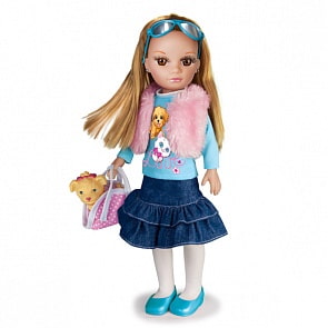 Интерактивная кукла Карапуз с питомцем и набором аксессуаров, 40 см (Карапуз, 88113-RUsim)