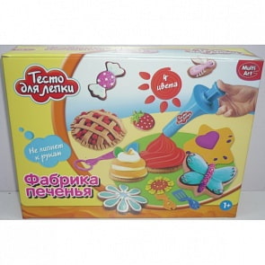 Тесто для лепки - Фабрика печенья, 4 цвета (Multiart, B1352343-PDsim)