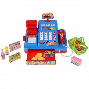 Кассовый аппарат с продуктами и аксессуарами, свет и звук (B1621300)