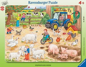 Пазл - Большое хозяйство, 40 деталей (Ravensburger, 06332)