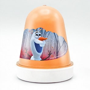 Слайм Disney kiki fluffy - Морковный фреш, оранжевый (Фабрика Творчества, DSF15)