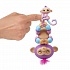 Интерактивная обезьянка Fingerlings – Вайолет с малышом, 12 см, звук  - миниатюра №3