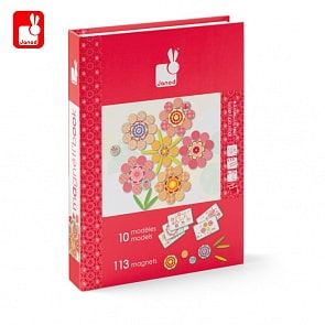 Магнитная книга «Мозаика Цветы» (Janod, J02838)