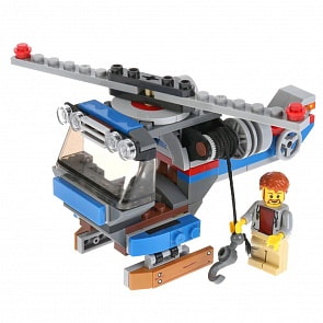 Конструктор - Джип 3 в 1, с фигуркой, 252 детали (Город мастеров, LP-5532-R)