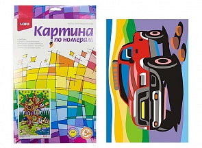 Картина по номерам для малышей Быстрый джип (Lori, Ркн-022)