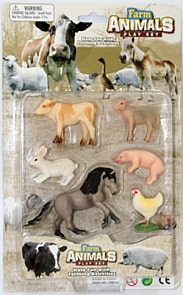 Набор Ферма, 6 фигурок  животных (Amico, 13743)