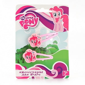 Набор из 2 заколок для волос «Моя маленькая пони» (Играем вместе, HC-LP-01sim)