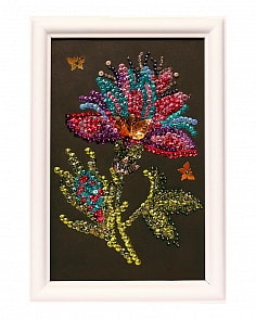 Мозаика малая из пайеток Волшебный цветок (Волшебная мастерская, М028)